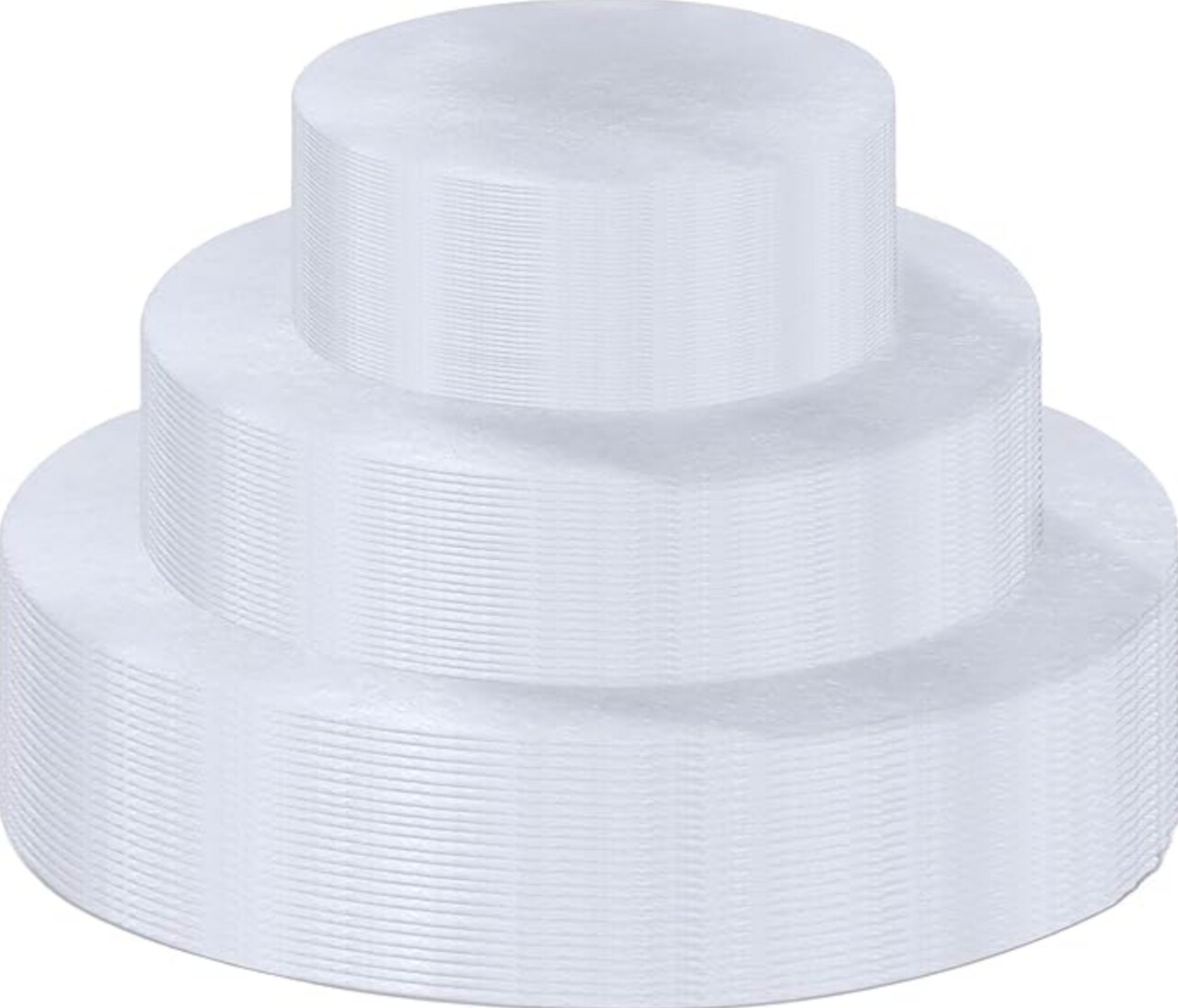 FabricLA Felt Plate Storage Dividers Protectors - 48 Pieces | Round Felt Plate Separators in 3 Sizes